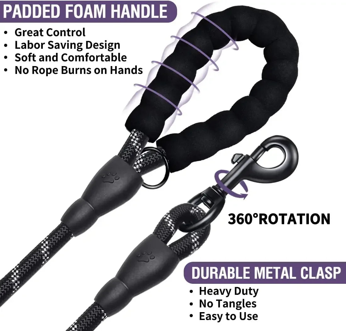 Reflective Padded Climbing Rope Leash